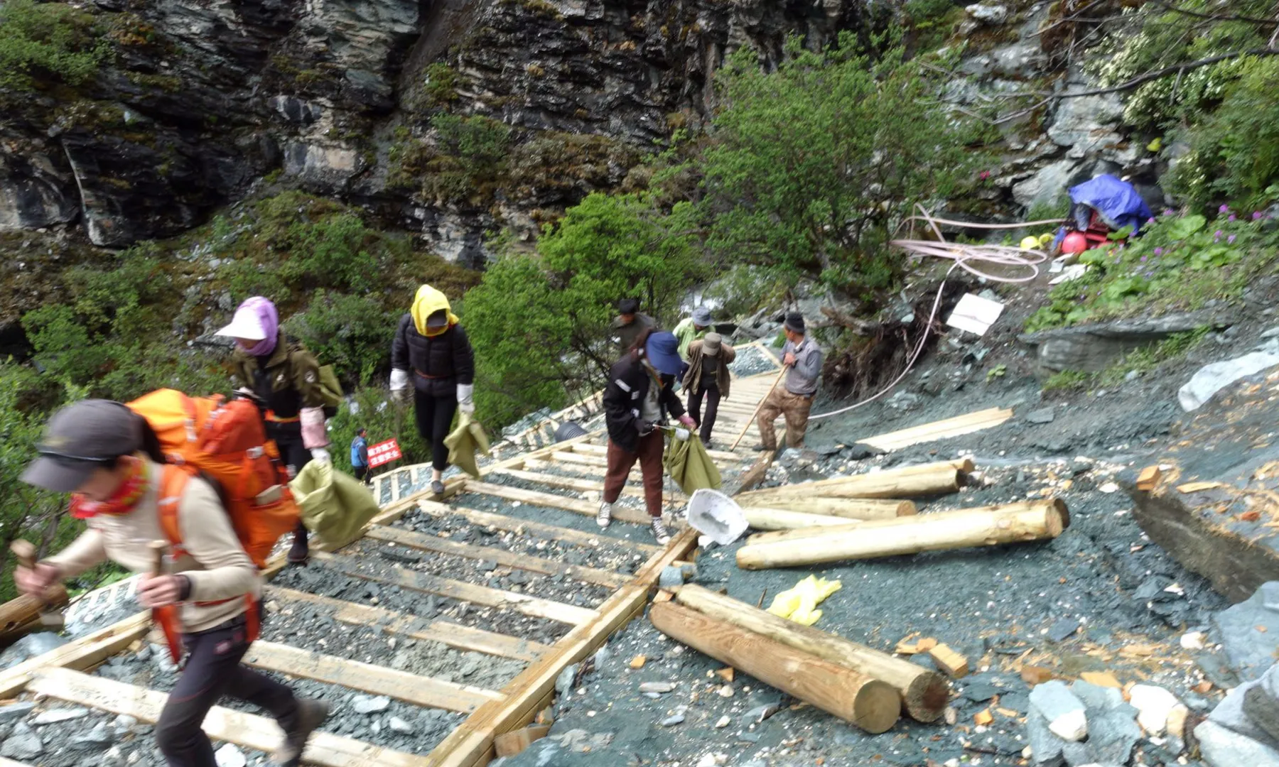 搞卫生的保洁员