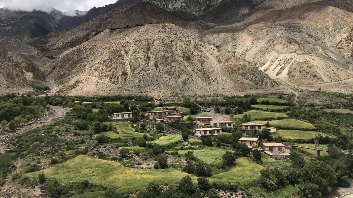 河谷里的小村庄