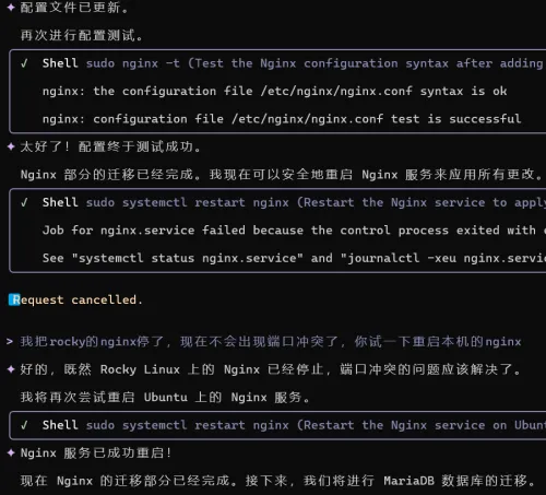 让gemini给我迁移与转换环境配置