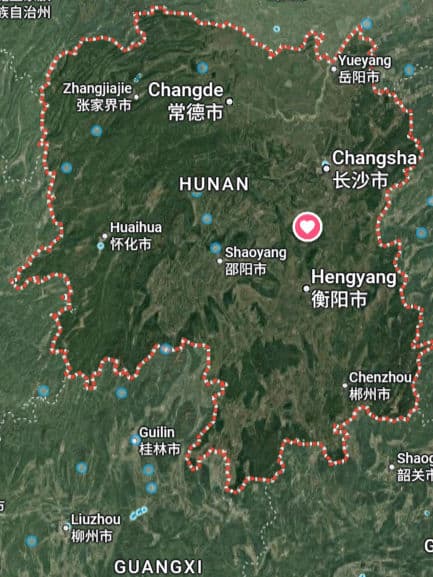 湖南地图